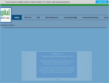Tablet Screenshot of caplancapital.com